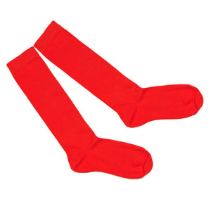 Red knee-length sock (Girls)